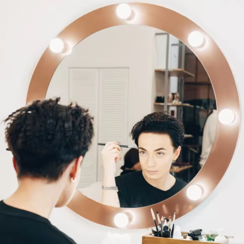 Home Bathroom Vanity - مصباح LED هوليوود USB لطاولة الزينة