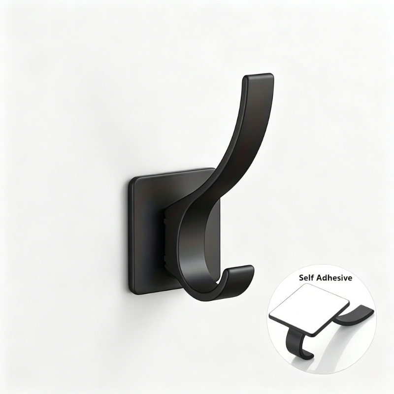 Robe Hook Adhesive - 2/4 قطعة خطافات حائط لاصقة شديدة