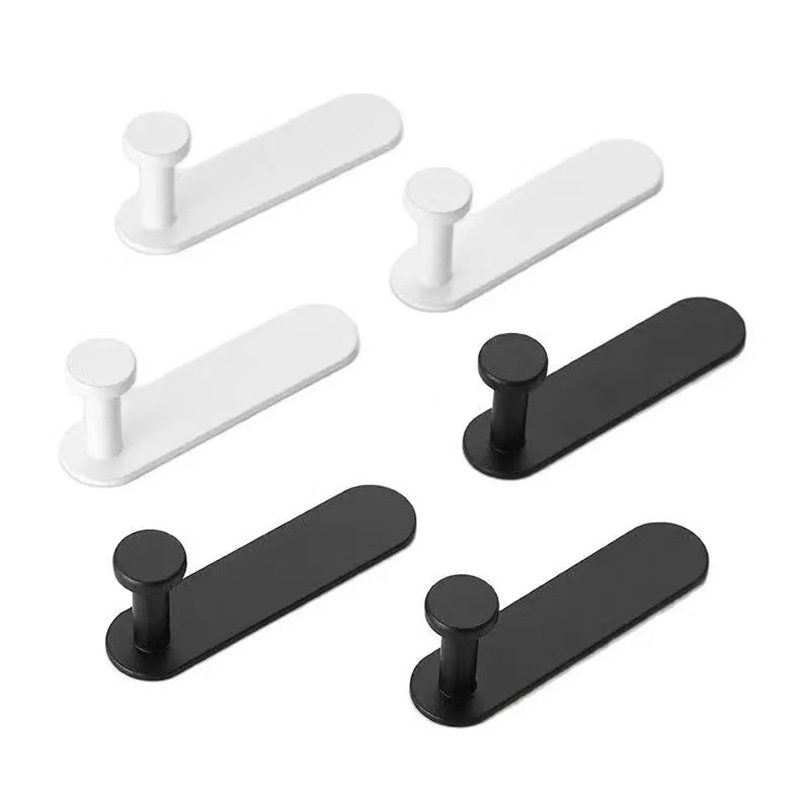 Robe Hook Adhesive - 2-4 قطعة حمام من الفولاذ المقاوم