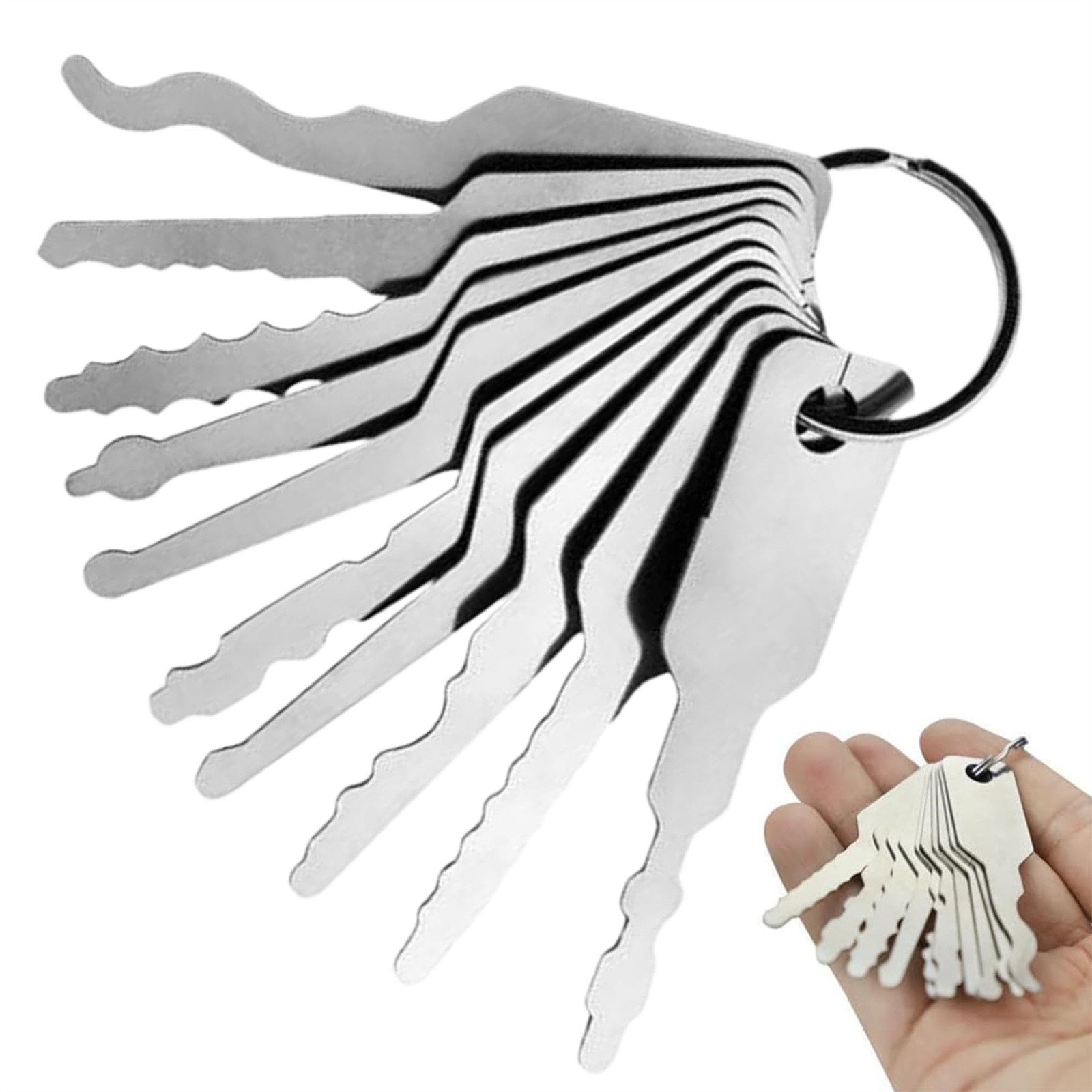 Home Bathroom Key - 10 قطعة/الوحدة غير مقطوعة مفتاح الفراغات