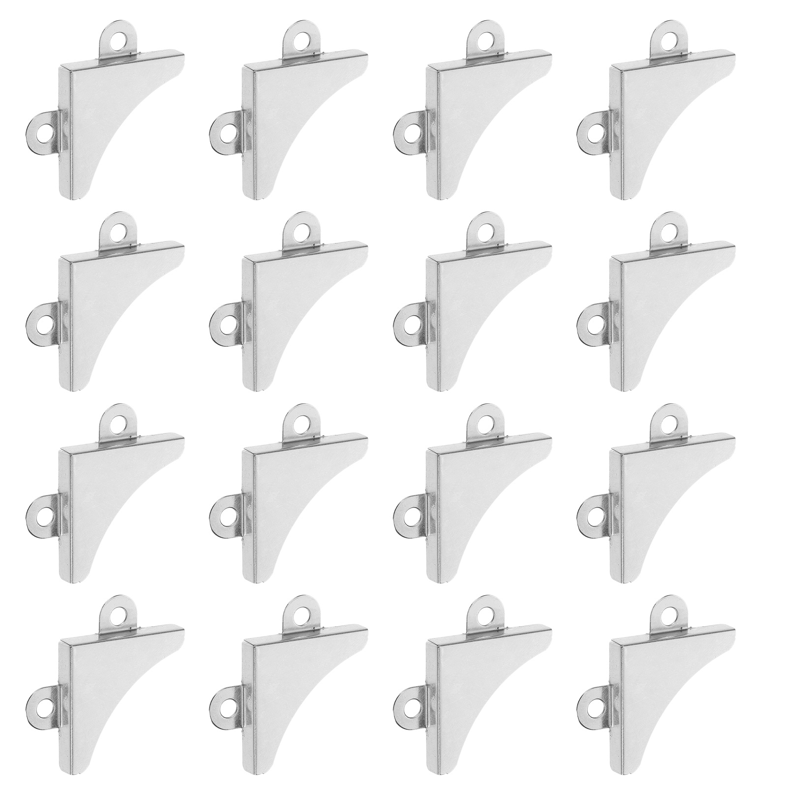Home Bathroom Glass - 50 قطعة من دعامات الزوايا المعدنية
