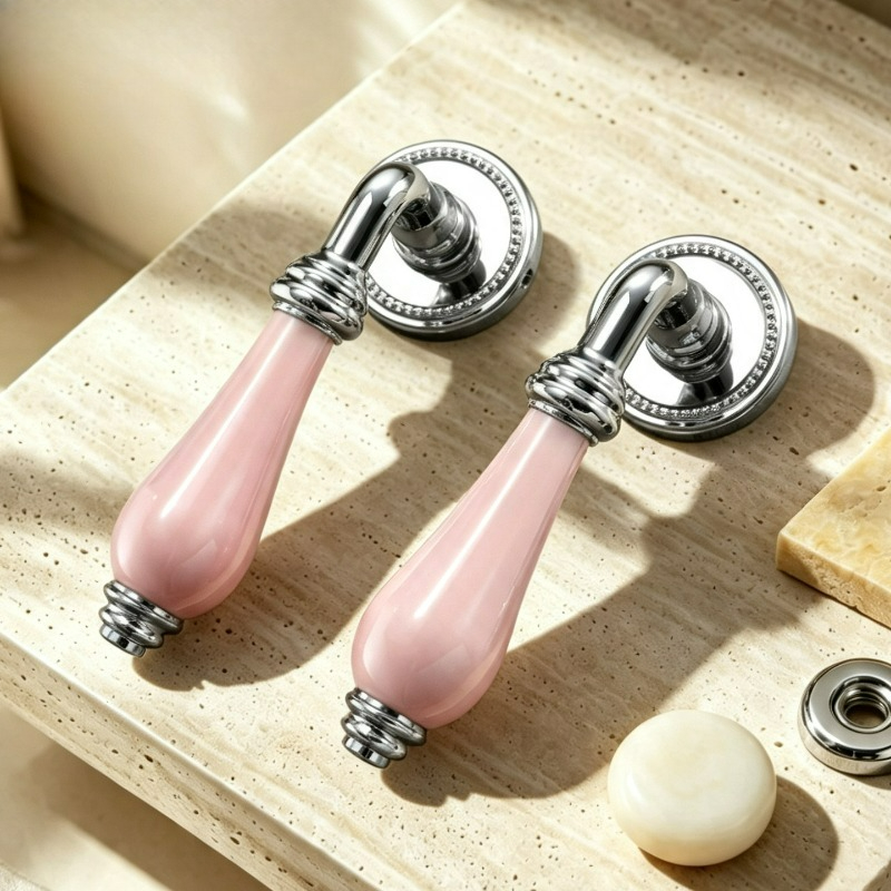 Home Bathroom Key - مقبض باب فرنسي الطراز فاخر وخفيف