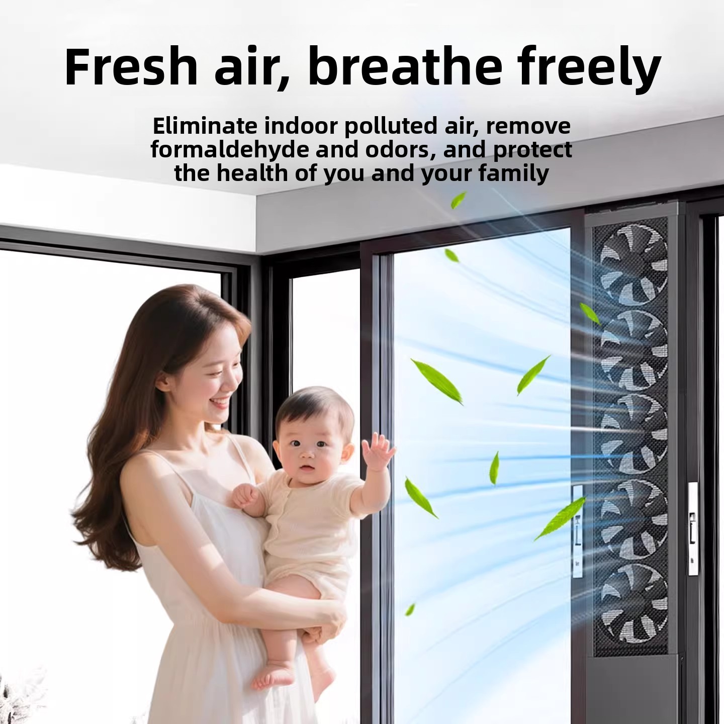 مروحة تهوية للنوافذ بدون حفر،  - مراجعة Home Bathroom Fan وسعره