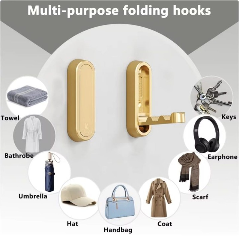 طوي خطاطيف ملابس سبائك الزنك ا - مراجعة Home Bathroom Key وسعره