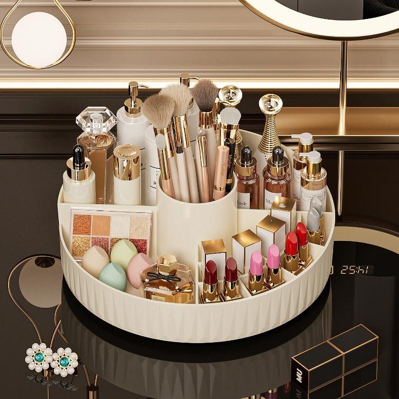 منظم مكياج دوار كبير السعة متع - مراجعة Home Bathroom Vanity وسعره