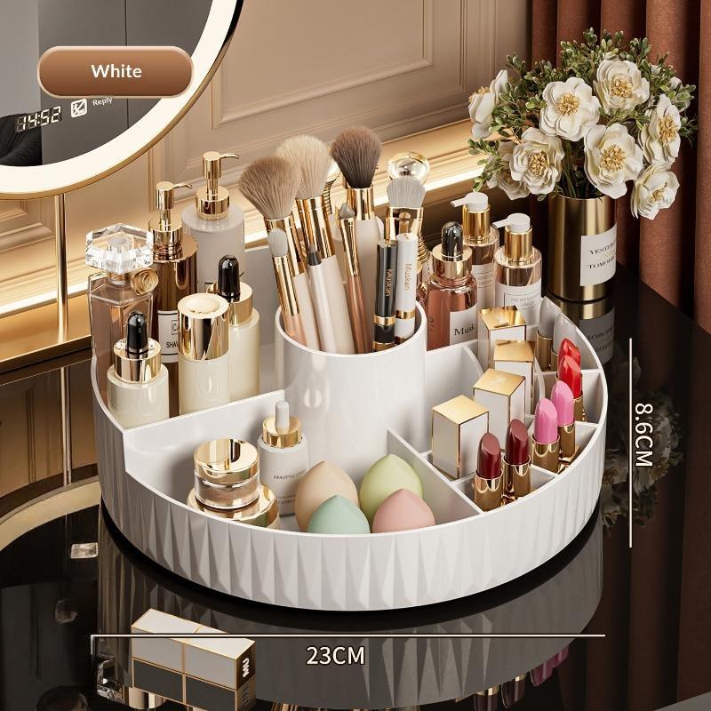 منظم مكياج دوار كبير السعة متع - مراجعة Home Bathroom Vanity وسعره