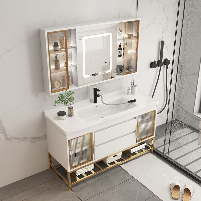 خزائن حمام مع حوض مدمج، تصميم  - مراجعة Home Bathroom Vanity وسعره