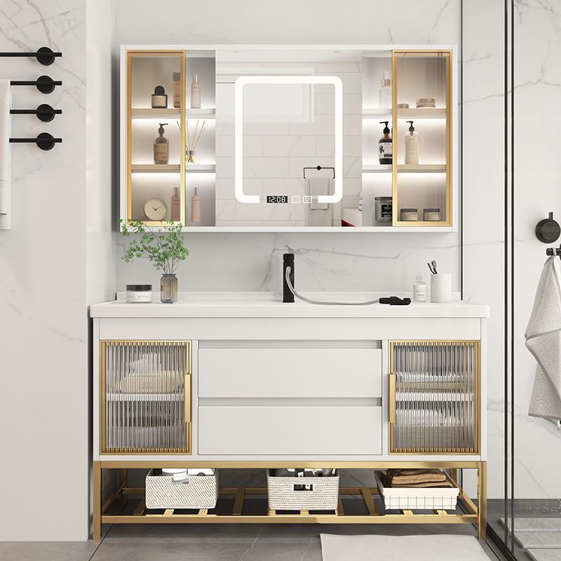 خزائن حمام مع حوض مدمج، تصميم  - مراجعة Home Bathroom Vanity وسعره