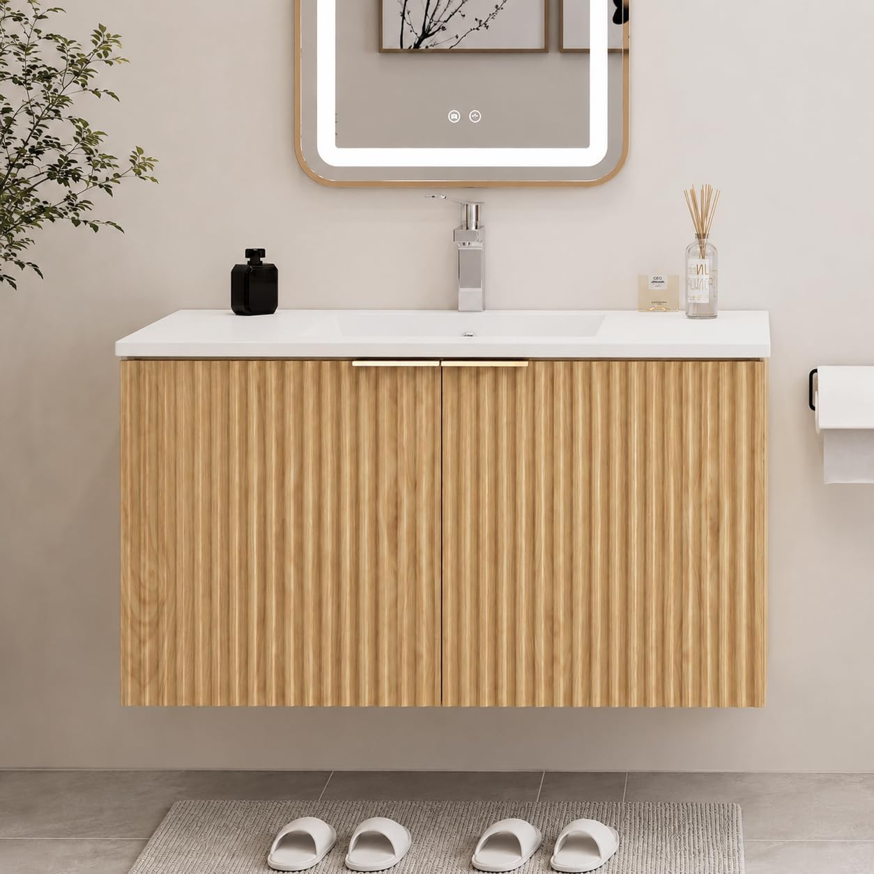 وحدة حمام عصرية معلقة على الحا - مراجعة Home In Bathroom وسعره