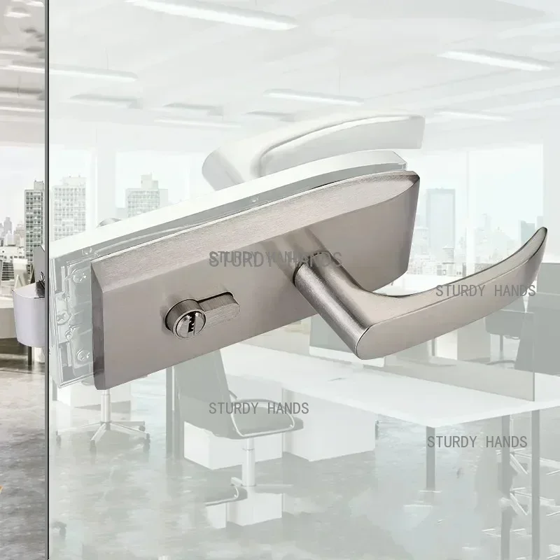 مكتب زجاج الباب قفل الحمام مقب - مراجعة Home Bathroom Glass وسعره