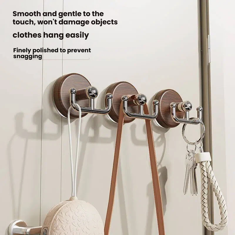 خطافات شفط خشبية للتخزين المنز - مراجعة Home Bathroom Key وسعره