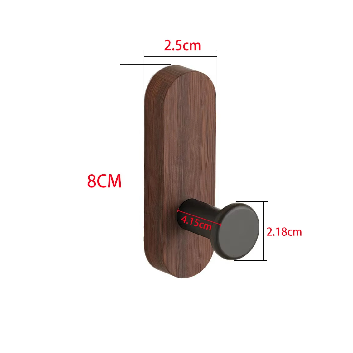 خطافات حائط خشبية من خشب الجوز - مراجعة Robe Hook Adhesive وسعره
