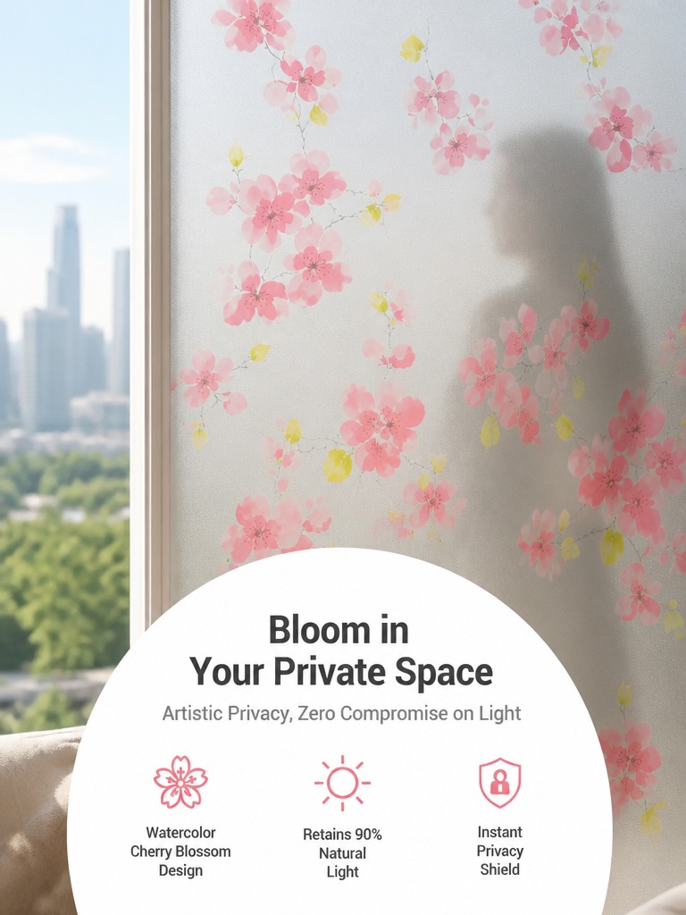فيلم نوافذ للخصوصية مصقول شبه  - مراجعة Home Bathroom Glass وسعره