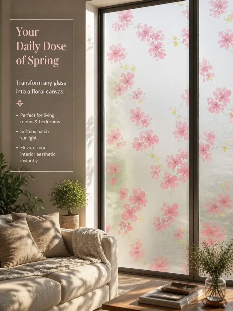 فيلم نوافذ للخصوصية مصقول شبه  - مراجعة Home Bathroom Glass وسعره