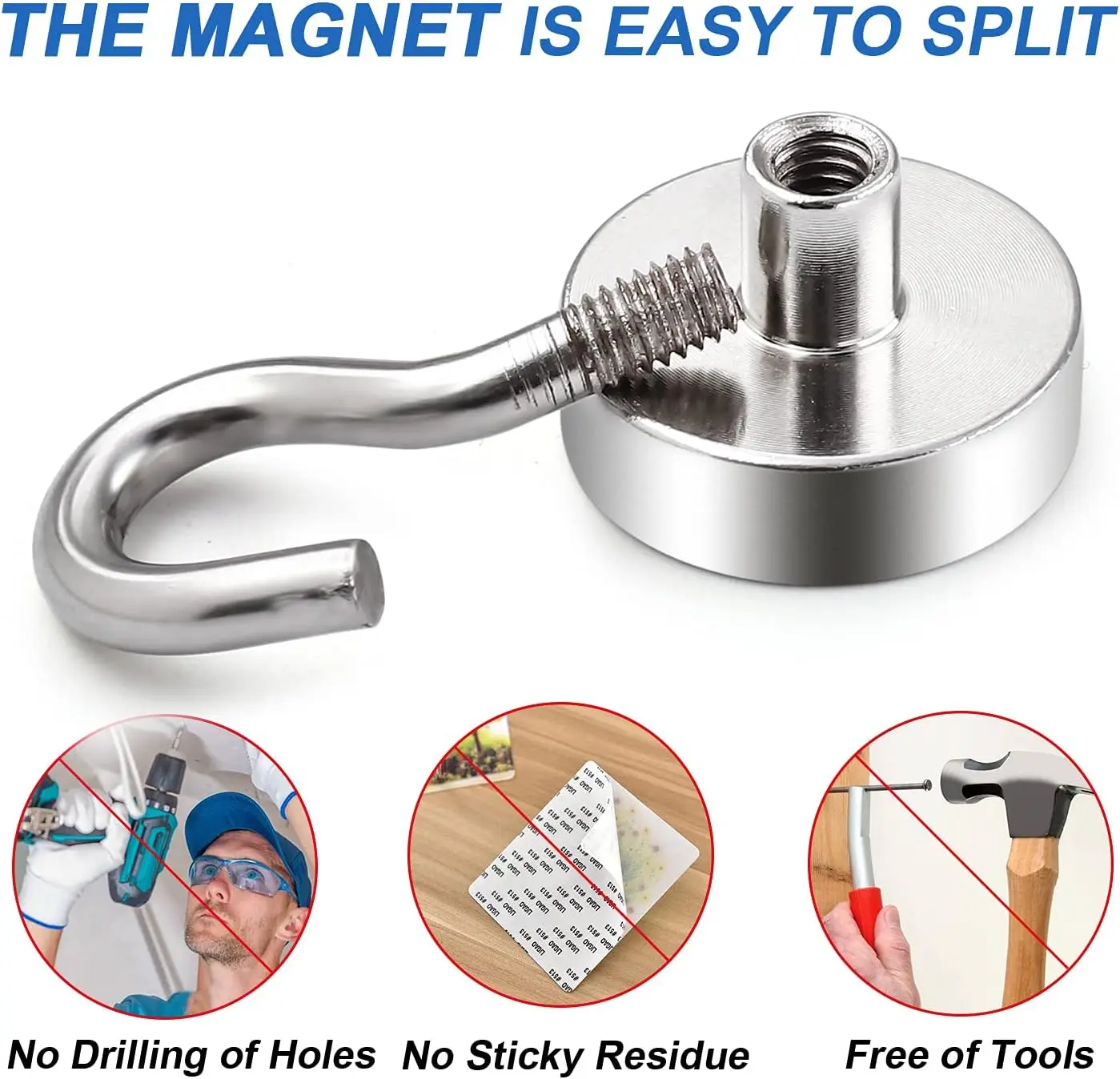 1-80 قطعة السنانير المغناطيسية - مراجعة Home Bathroom Key وسعره