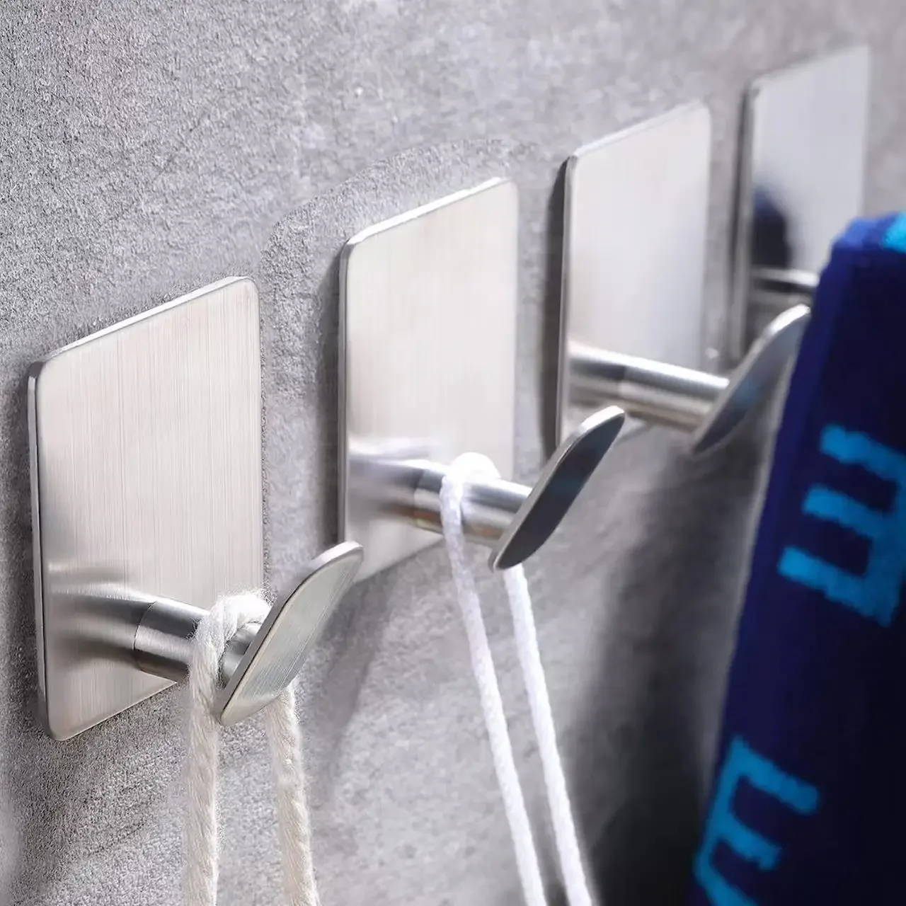 4/1 قطعة خطافات حمام من الفولا - مراجعة Robe Hook Adhesive وسعره
