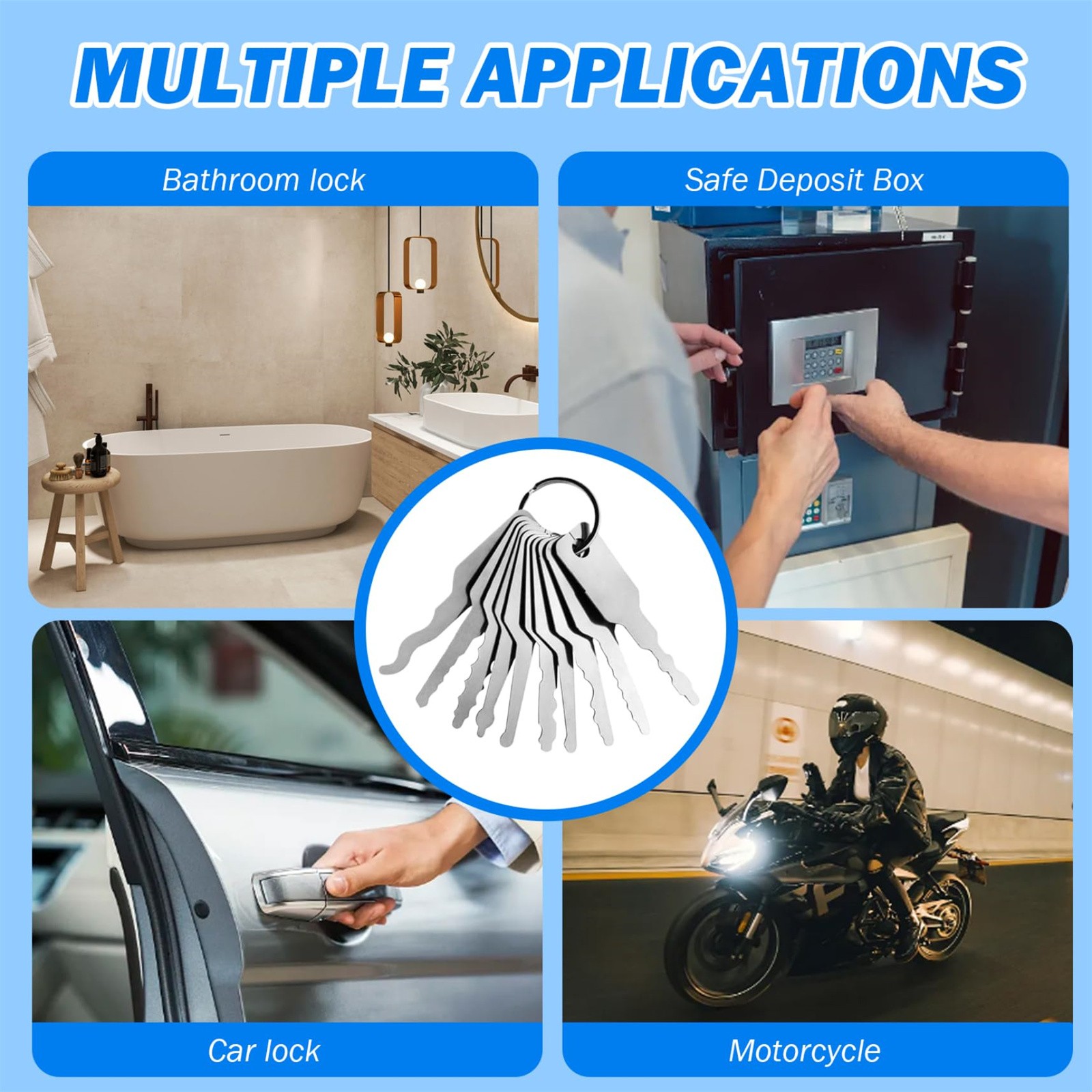 10 قطعة/الوحدة غير مقطوعة مفتا - مراجعة Home Bathroom Key وسعره