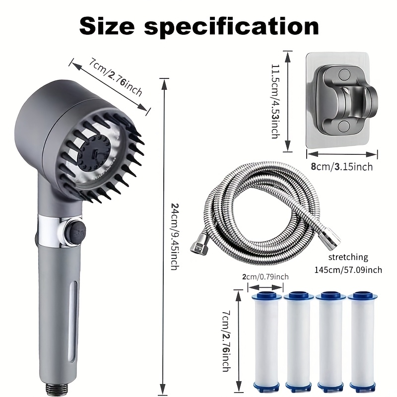 رأس دش قطرة أيون جديد 2025 مع  - مراجعة Home Bathroom Supplies وسعره