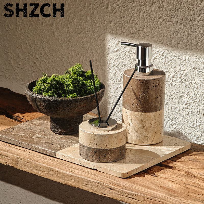 طقم موزع صابون الحمام من الترا - مراجعة Home Bathroom Glass وسعره
