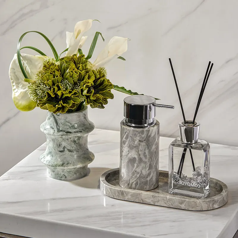 طقم موزع صابون الحمام من الترا - مراجعة Home Bathroom Glass وسعره