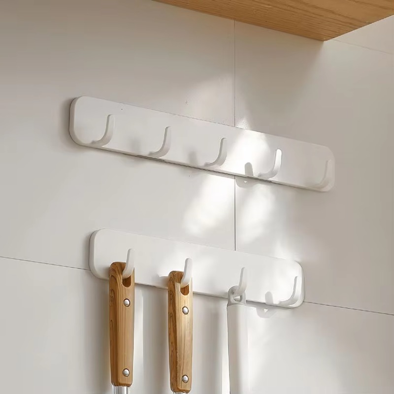 حامل جداري بدون ثقب مع 5 خطافا - مراجعة Robe Hook Adhesive وسعره