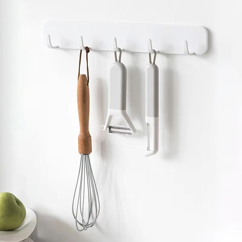 حامل جداري بدون ثقب مع 5 خطافا - مراجعة Robe Hook Adhesive وسعره