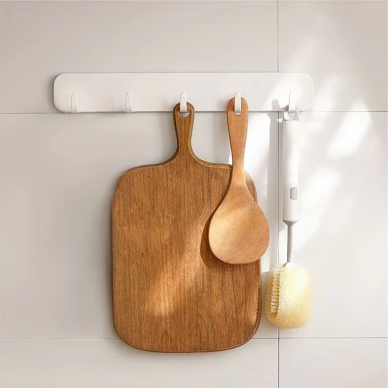 حامل جداري بدون ثقب مع 5 خطافا - مراجعة Robe Hook Adhesive وسعره