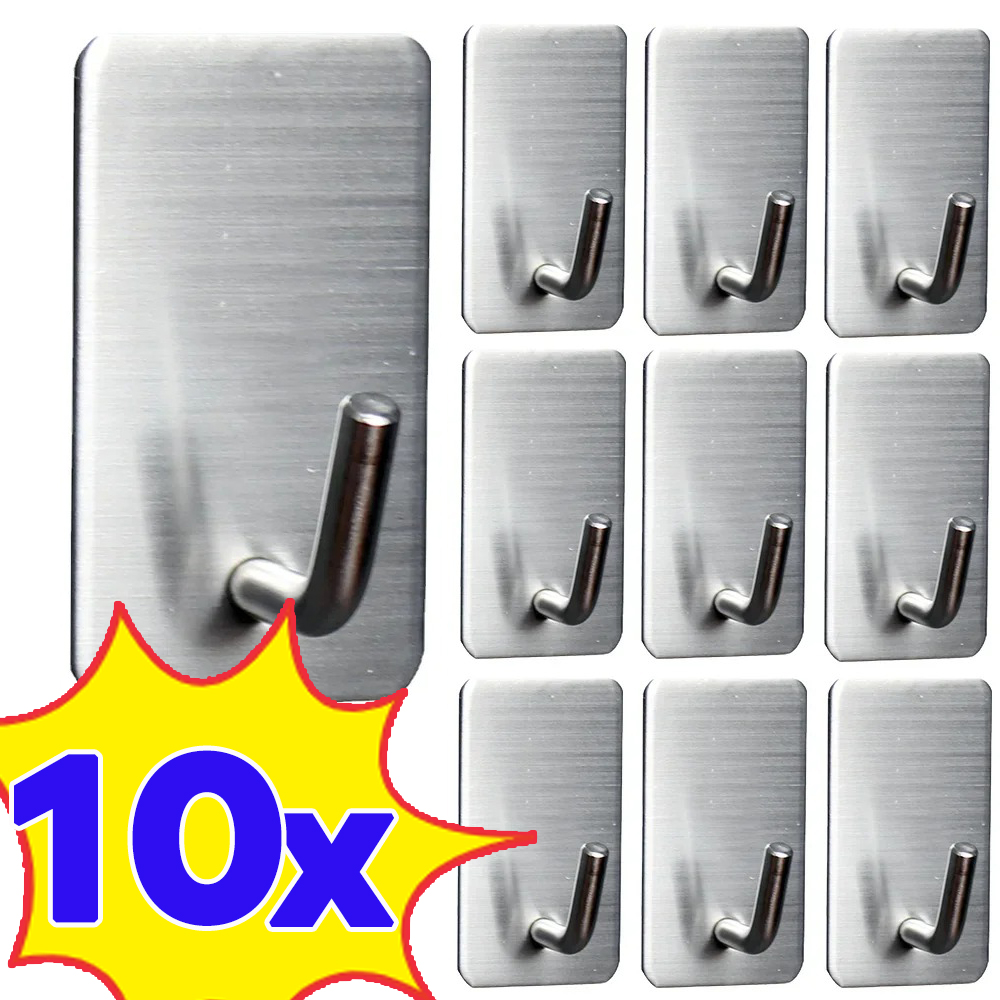 1-10 قطعة هوك ذاتية اللصق الفو - مراجعة Robe Hook Adhesive وسعره