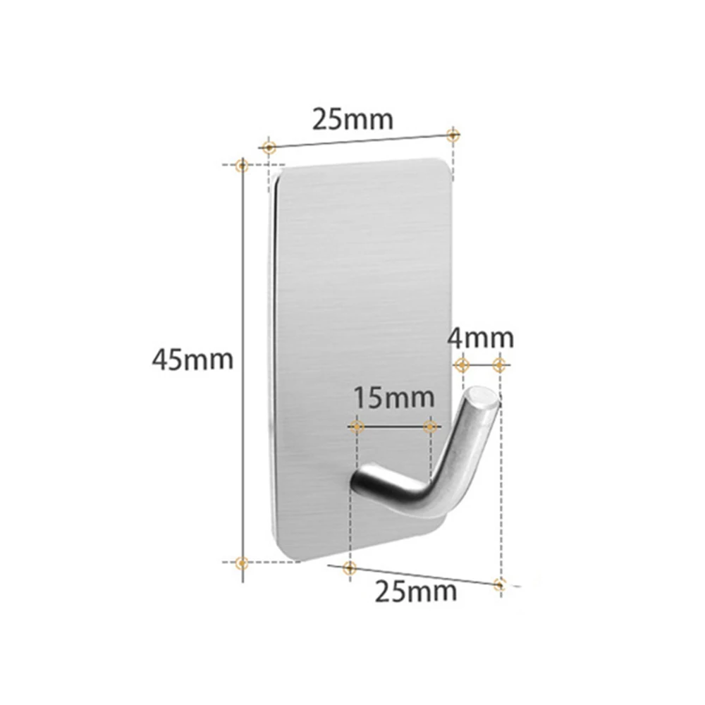 1-10 قطعة هوك ذاتية اللصق الفو - مراجعة Robe Hook Adhesive وسعره