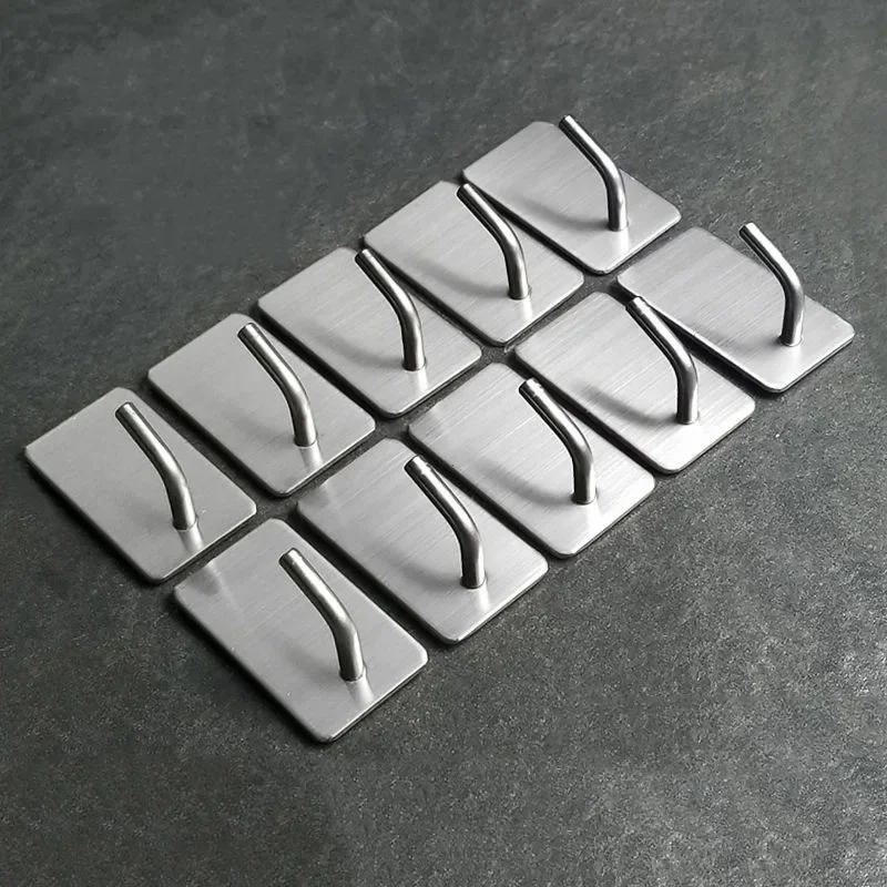 1-10 قطعة هوك ذاتية اللصق الفو - مراجعة Robe Hook Adhesive وسعره