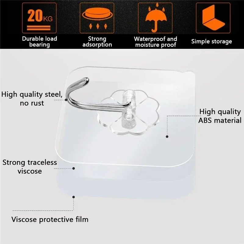 خطافات لاصقة من الفولاذ المقاو - مراجعة Home Bathroom Key وسعره