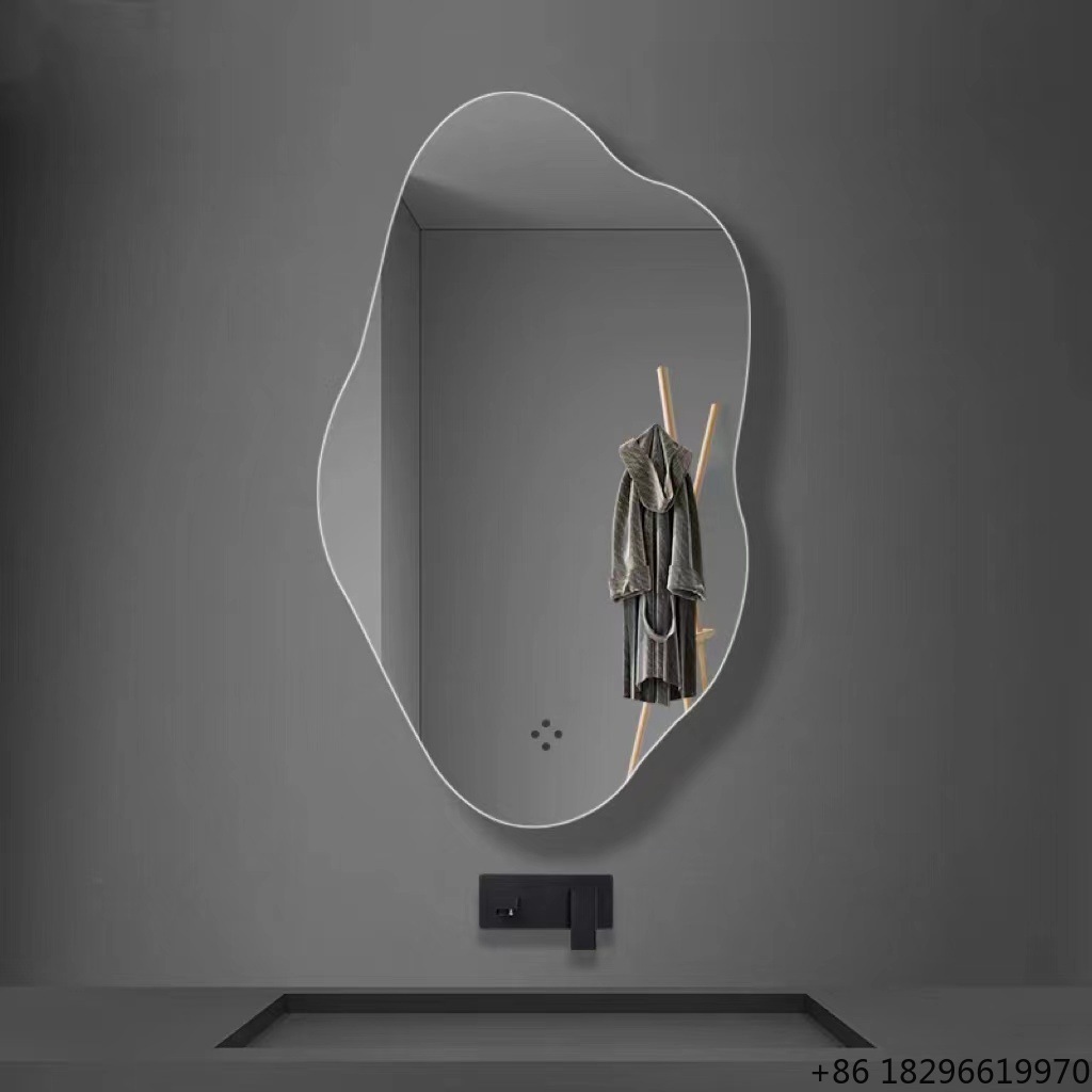 مرآة حائط غير منتظمة الشكل للح - مراجعة Home Goods Bathroom Mirrors وسعره