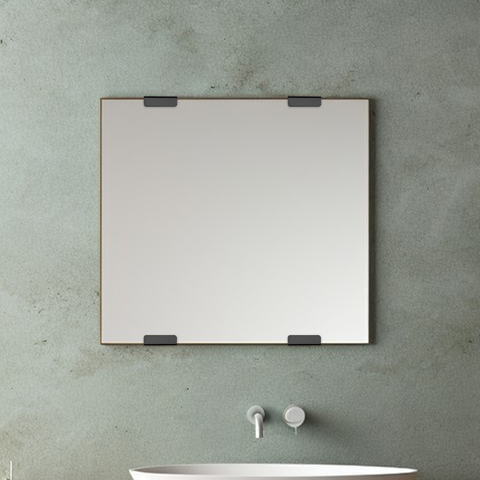6 قطع من حوامل التثبيت الزجاجي - مراجعة Home Bathroom Glass وسعره
