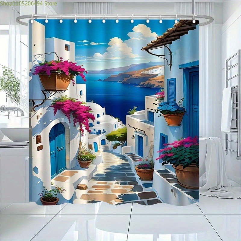 ستارة حمام بتصميم جزيرة سانتور - مراجعة Home Bathroom Ideas وسعره