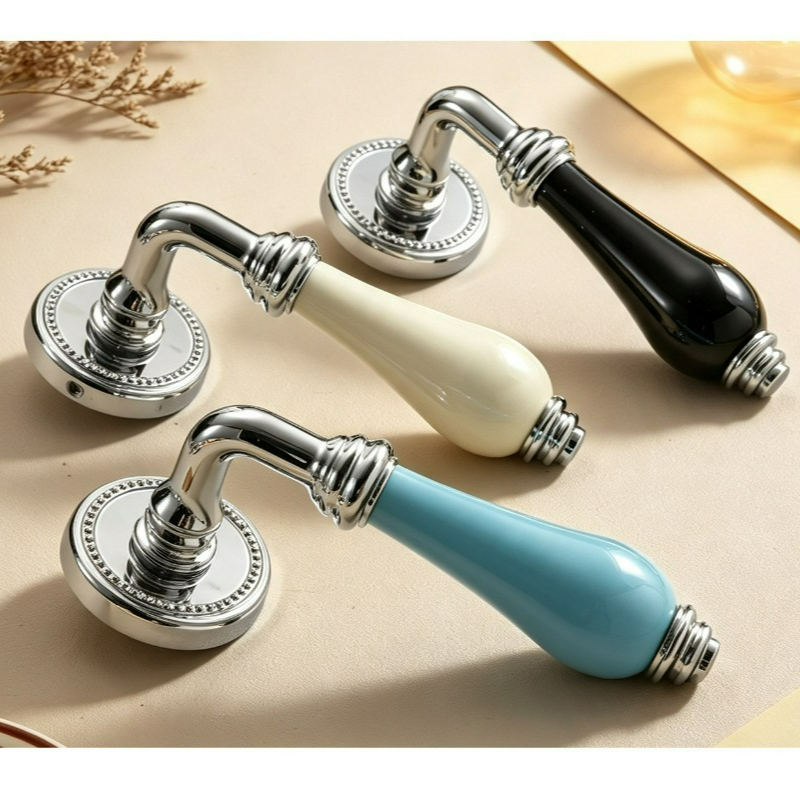 مقبض باب فرنسي الطراز فاخر وخف - مراجعة Home Bathroom Key وسعره